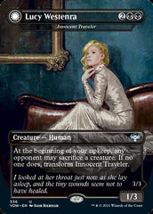 Innocent Traveler // Malicious Invader - Lucy Westenra // Lucy, Arisen Vampire [Innistrad: Crimson Vow] | Silver Goblin