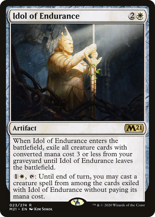 Idol of Endurance [Core Set 2021] Foil