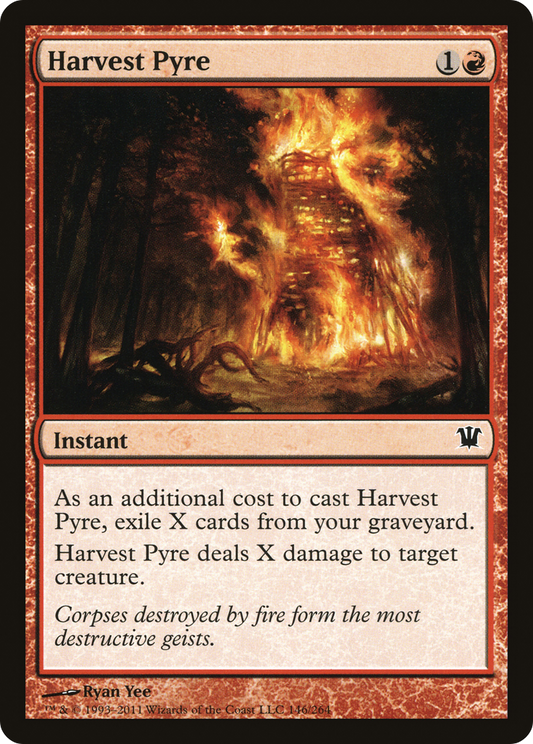 Harvest Pyre [Innistrad] Foil