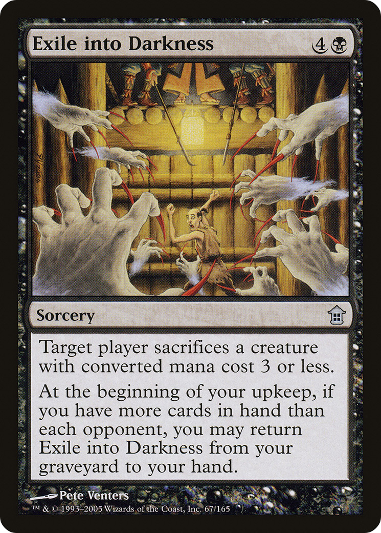 Exile into Darkness [Saviors of Kamigawa] Foil