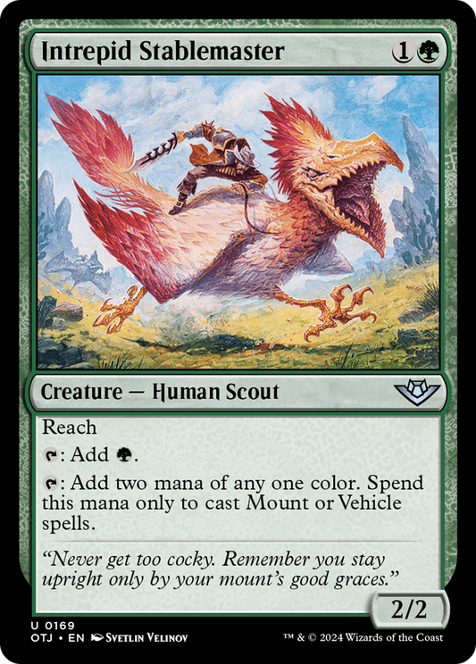 Intrepid Stablemaster [Outlaws of Thunder Junction] Foil