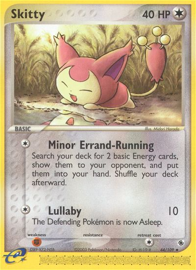 Skitty (44/109) [EX: Ruby & Sapphire] | Silver Goblin