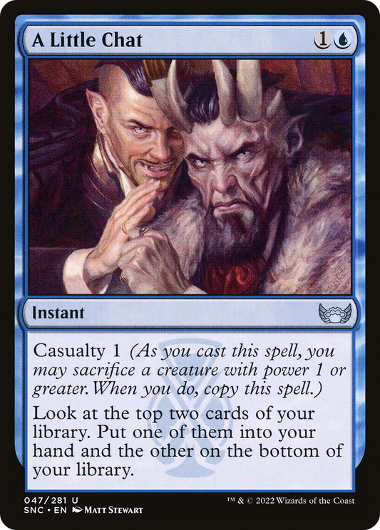 A Little Chat [Streets of New Capenna] Foil