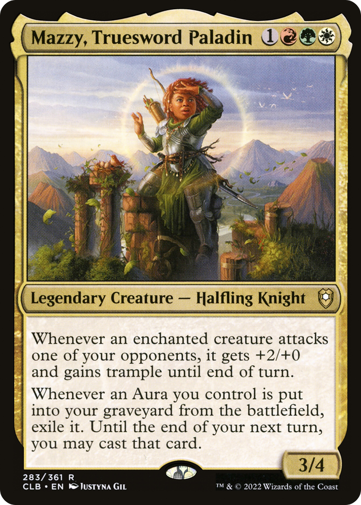 Mazzy, Truesword Paladin [Commander Legends: Battle for Baldur's Gate]