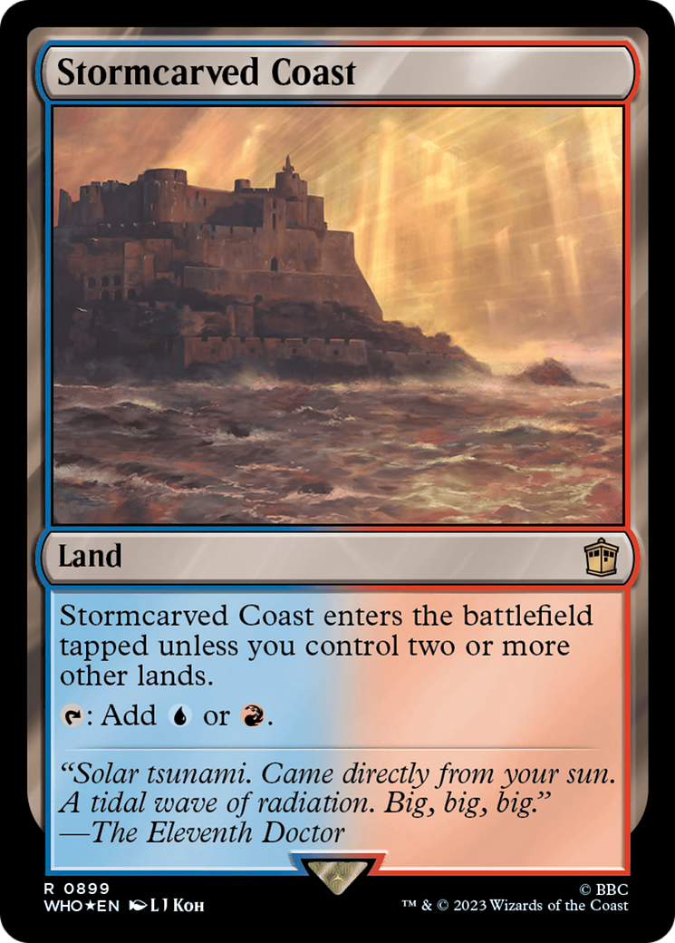 Stormcarved Coast (Surge Foil) [Doctor Who] | Silver Goblin