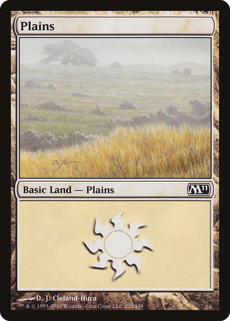 Plains (232) Foil - Magic 2011