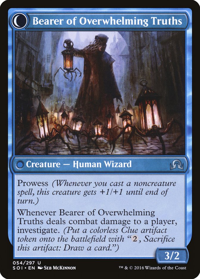 Daring Sleuth // Bearer of Overwhelming Truths [Shadows over Innistrad] Foil