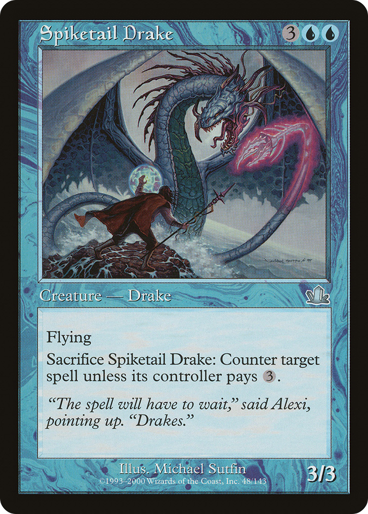 Spiketail Drake [Prophecy] Foil