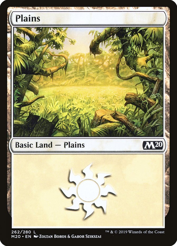 Plains (262) [Core Set 2020] | Silver Goblin