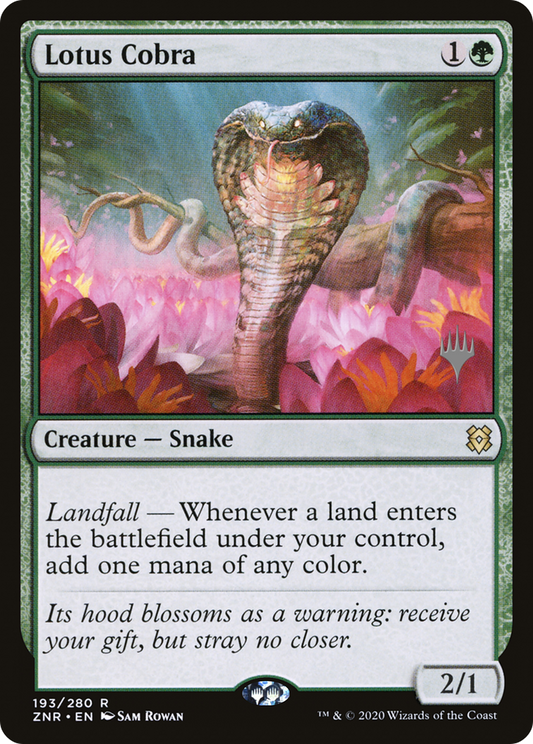Lotus Cobra (Promo Pack) [Zendikar Rising Promos] Foil