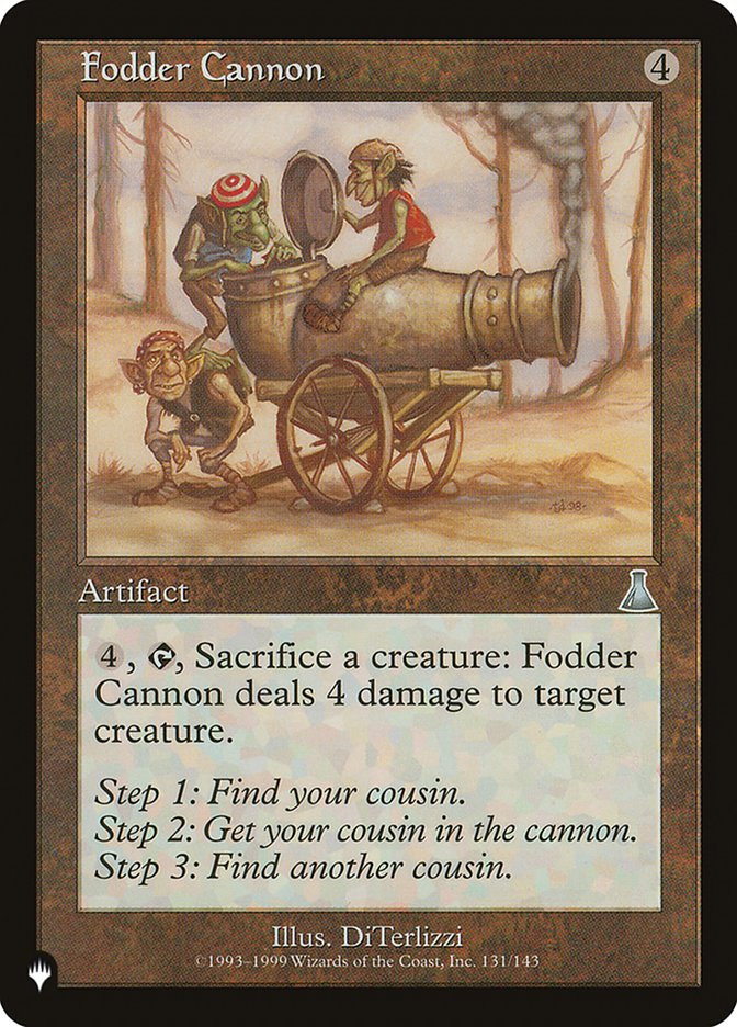 Fodder Cannon [The List] | Silver Goblin