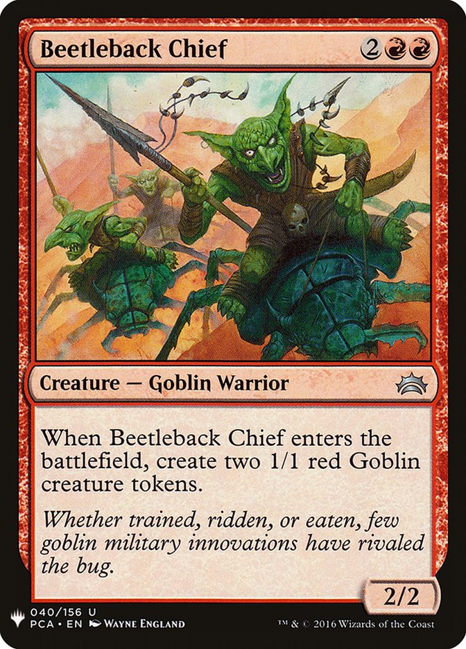 Beetleback Chief [Mystery Booster] | Silver Goblin