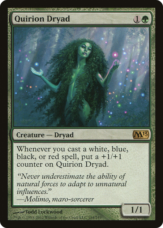 Quirion Dryad [Magic 2013] Foil