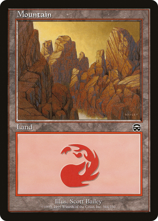 Mountain (344) [Mercadian Masques] Foil