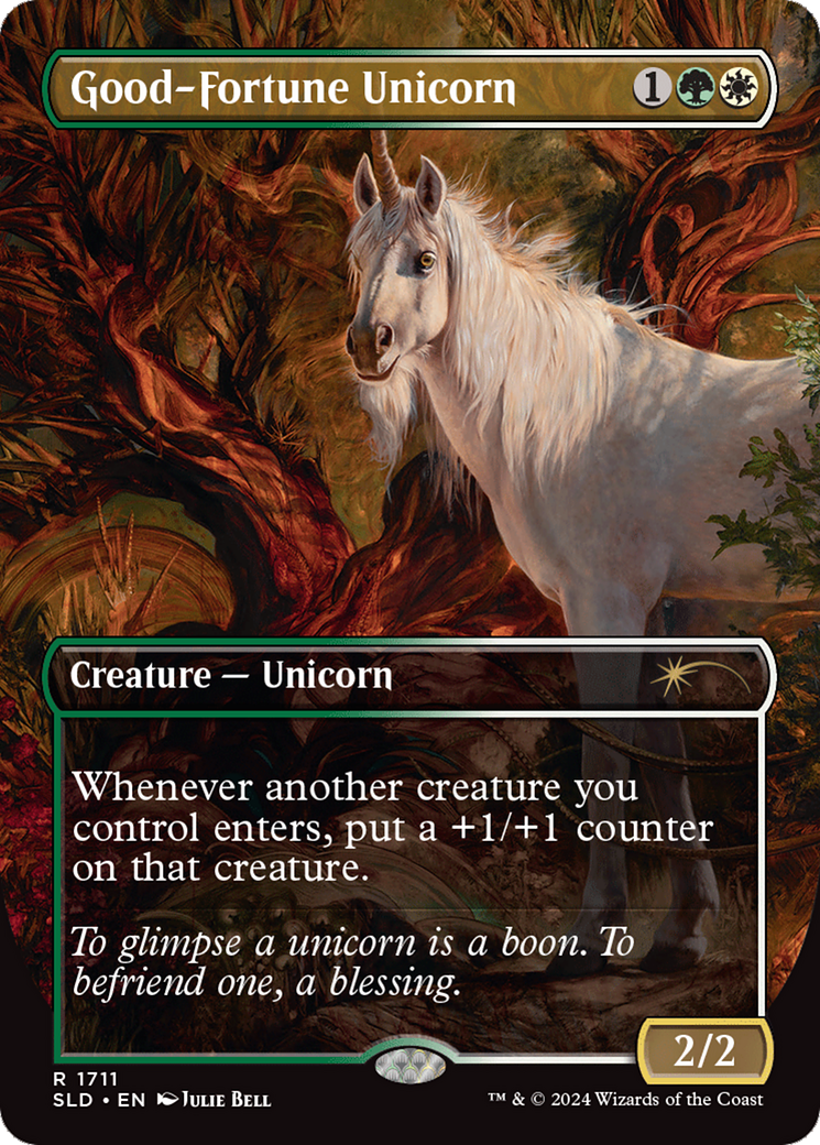 Good-Fortune Unicorn [Secret Lair Drop Series] | Silver Goblin