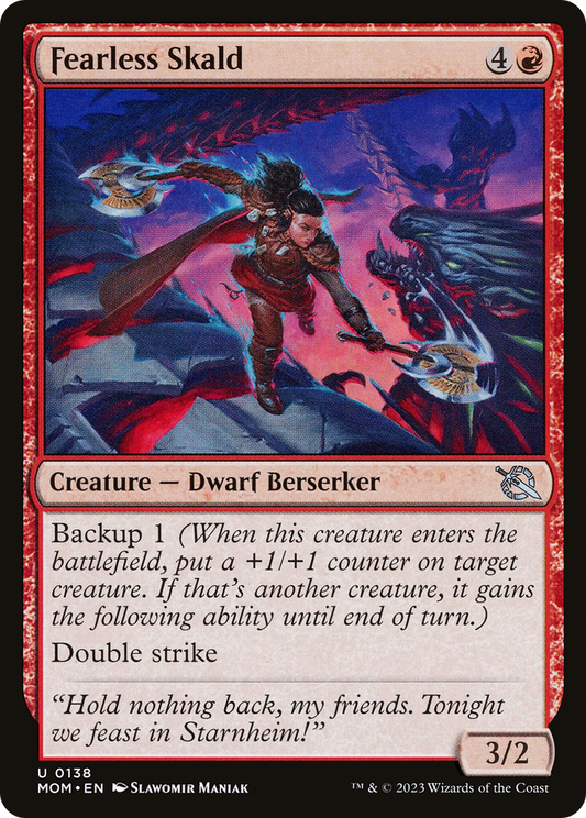 Fearless Skald [March of the Machine] Foil