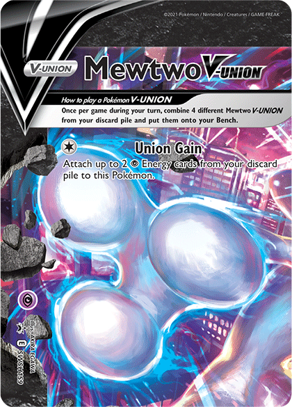 Mewtwo V-Union (SWSH159) [Sword & Shield: Black Star Promos] | Silver Goblin