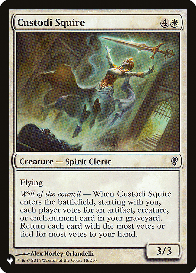 Custodi Squire [The List Reprints] | Silver Goblin