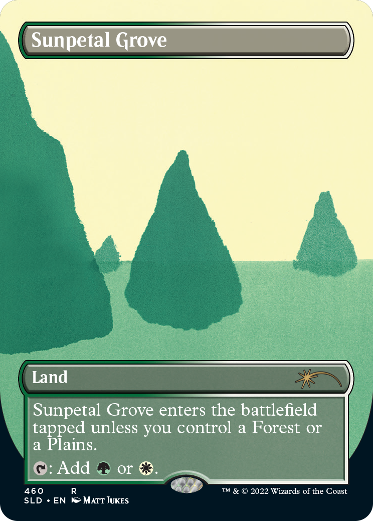 Sunpetal Grove (Borderless) [Secret Lair Drop Series] | Silver Goblin