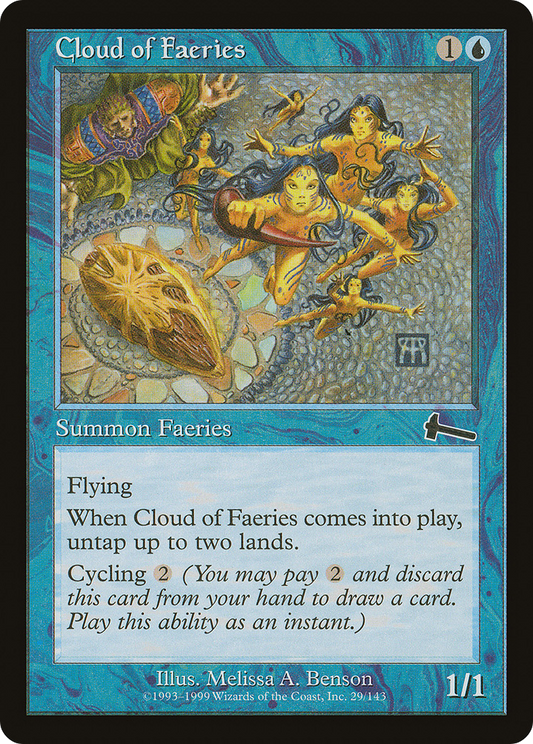 Cloud of Faeries [Urza's Legacy] Foil