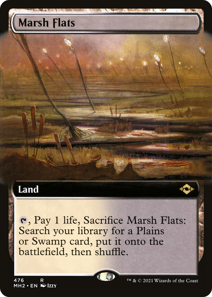 Marsh Flats (Extended Art) (476) Foil - Modern Horizons 2