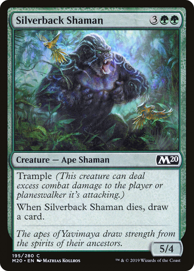 Silverback Shaman (195) - Core Set 2020