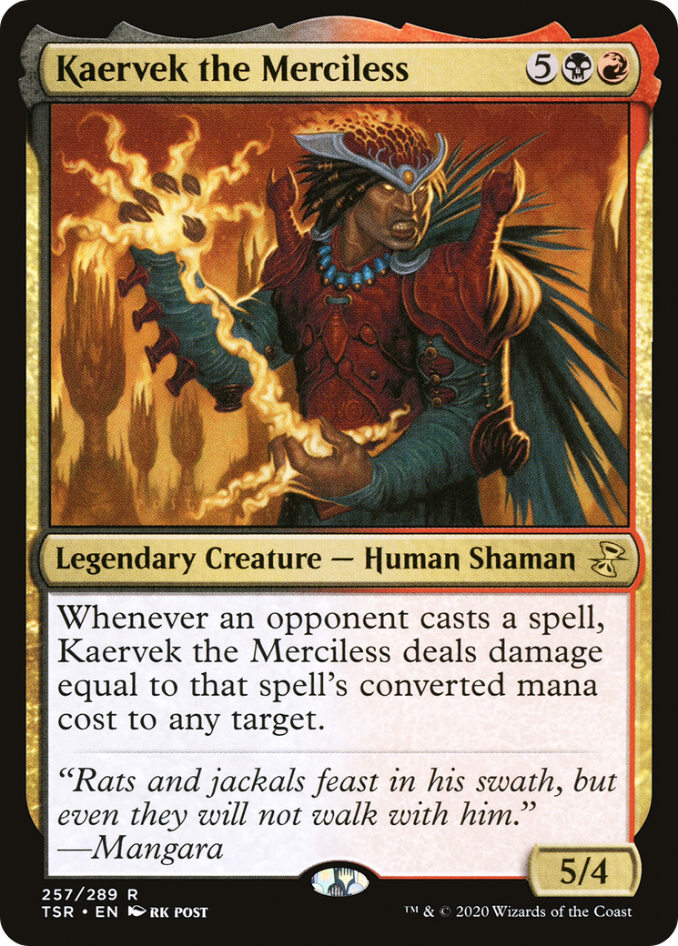 Kaervek the Merciless (257) Foil - Time Spiral Remastered
