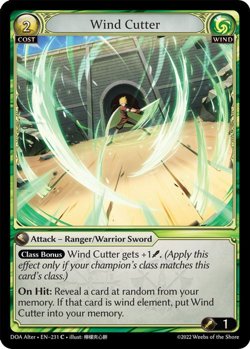 Wind Cutter (231) [Dawn of Ashes: Alter Edition] Foil