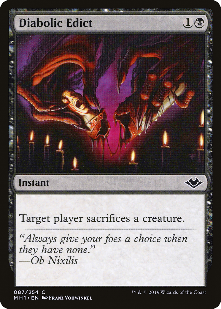 Diabolic Edict [Modern Horizons] Foil