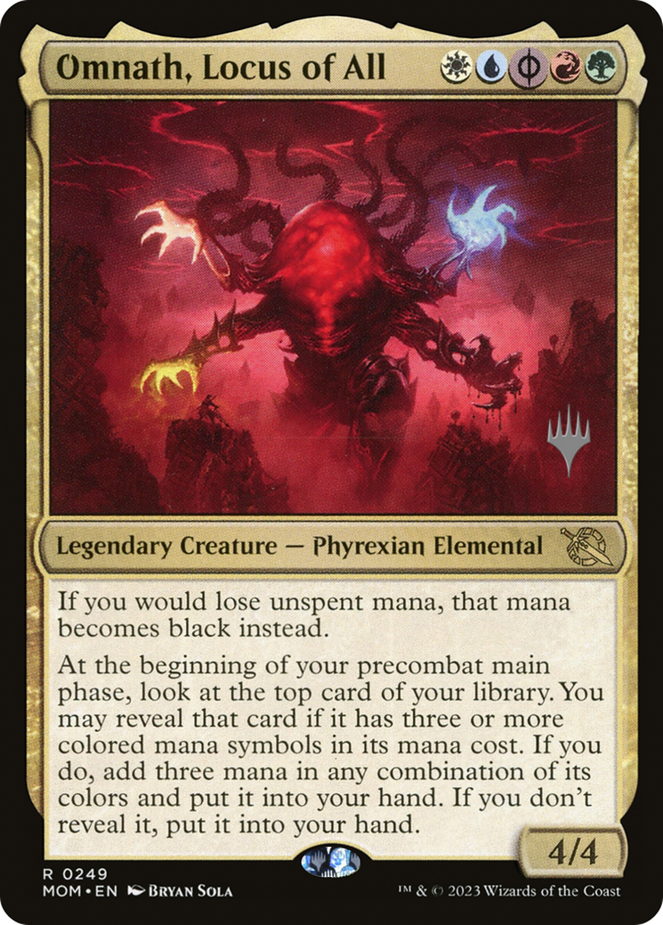 Omnath, Locus of All (Promo Pack) [March of the Machine Promos] Foil