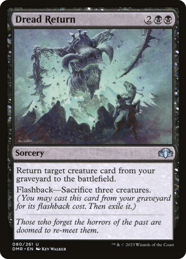 Dread Return [Dominaria Remastered] Foil