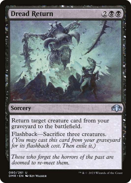 Dread Return [Dominaria Remastered] Foil