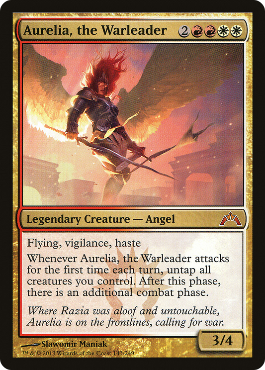 Aurelia, the Warleader [Gatecrash] Foil
