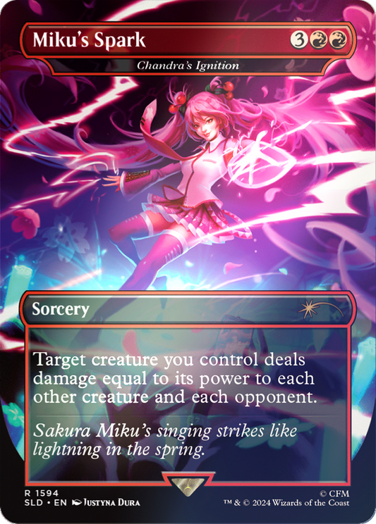 Miku's Spark - Chandra's Ignition (Japanese - Rainbow Foil) [Secret Lair Drop Series]