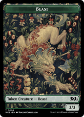 Beast // Food (0013) Double-Sided Token [Wilds of Eldraine Tokens] | Silver Goblin