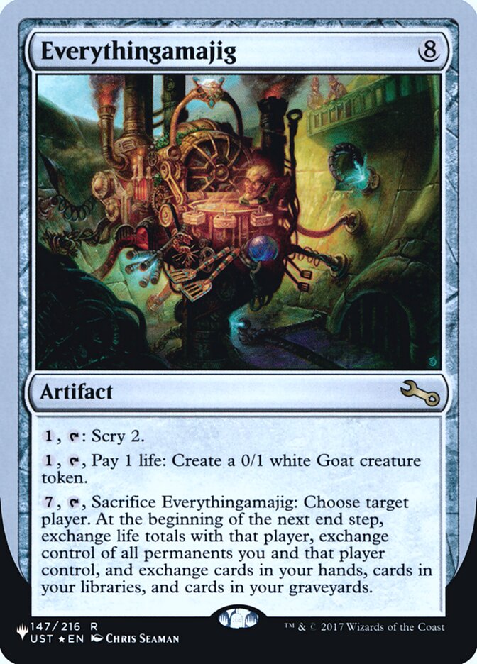 Everythingamajig (Scry) (Unfinity Foil Edition) [The List] | Silver Goblin
