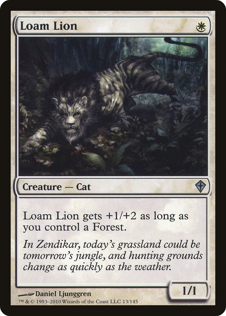 Loam Lion (013) Foil - Worldwake