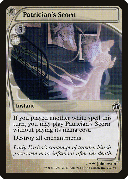 Patrician's Scorn [Future Sight] Foil