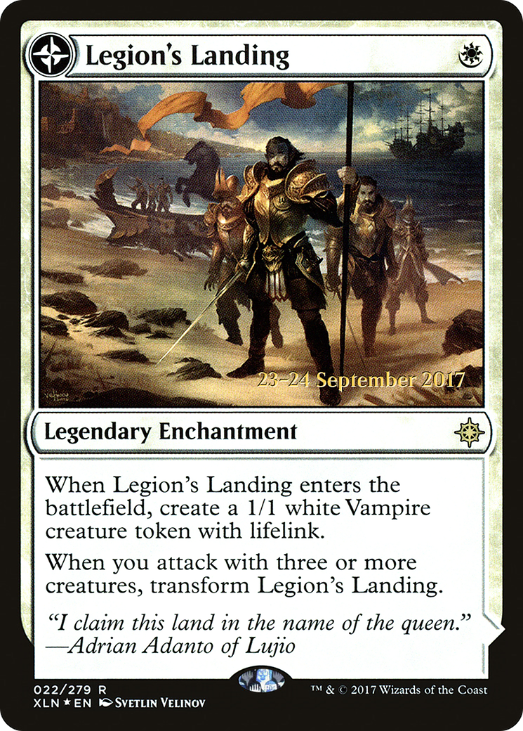 Legion's Landing // Adanto, the First Fort (22s) Foil - Ixalan Promos