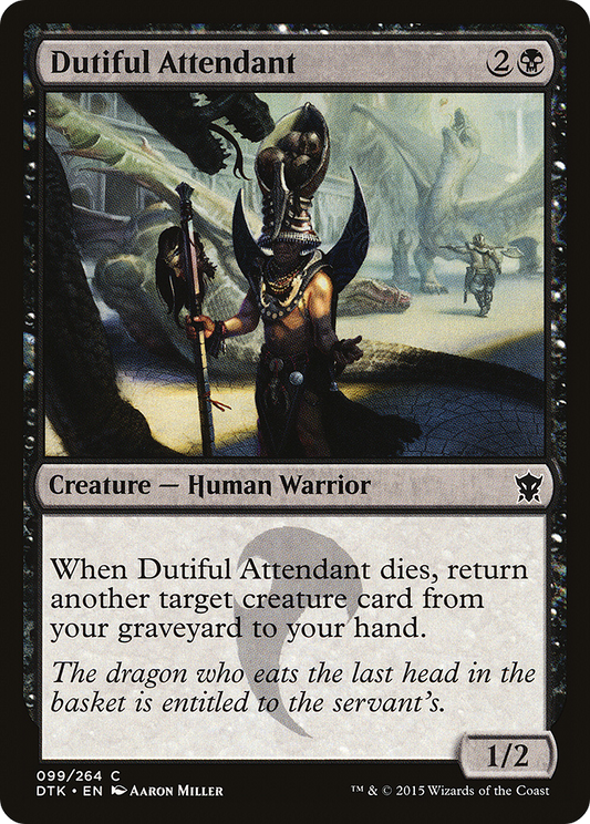 Dutiful Attendant [Dragons of Tarkir] Foil