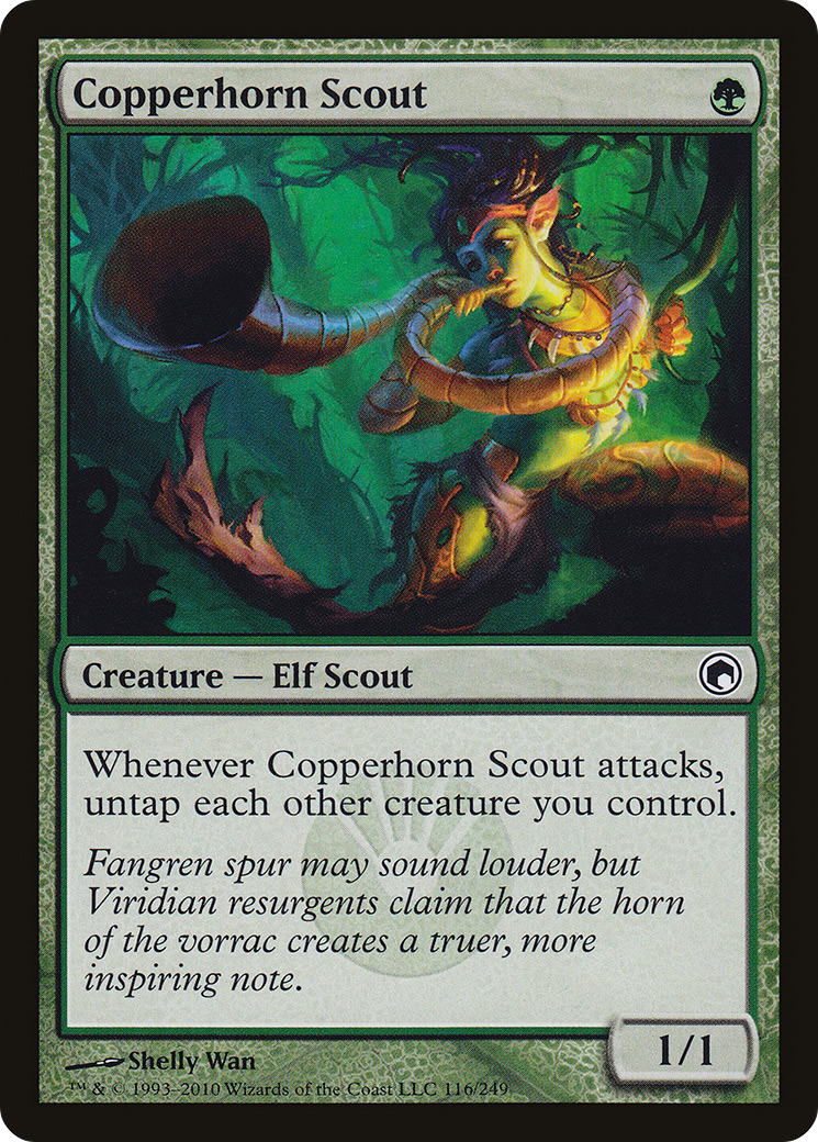 Copperhorn Scout [Scars of Mirrodin] Foil