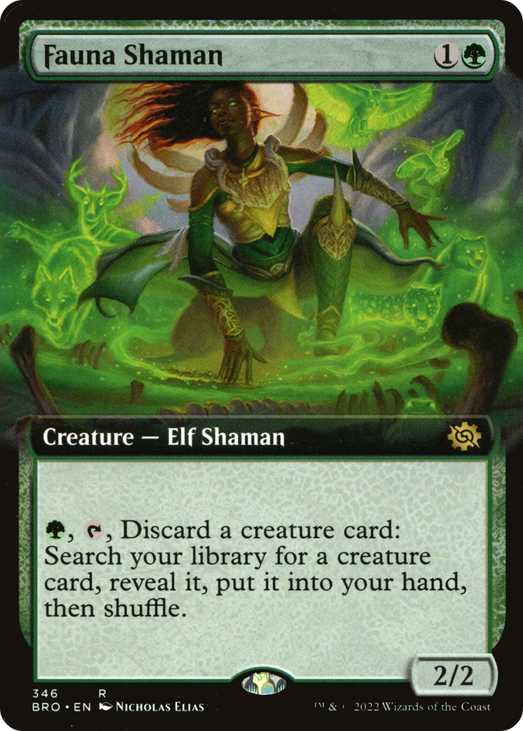 Fauna Shaman (Extended Art) [The Brothers' War] | Silver Goblin