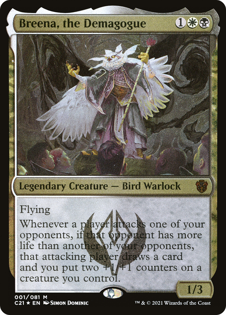 Breena, the Demagogue (Display Commander) [Commander 2021] | Silver Goblin