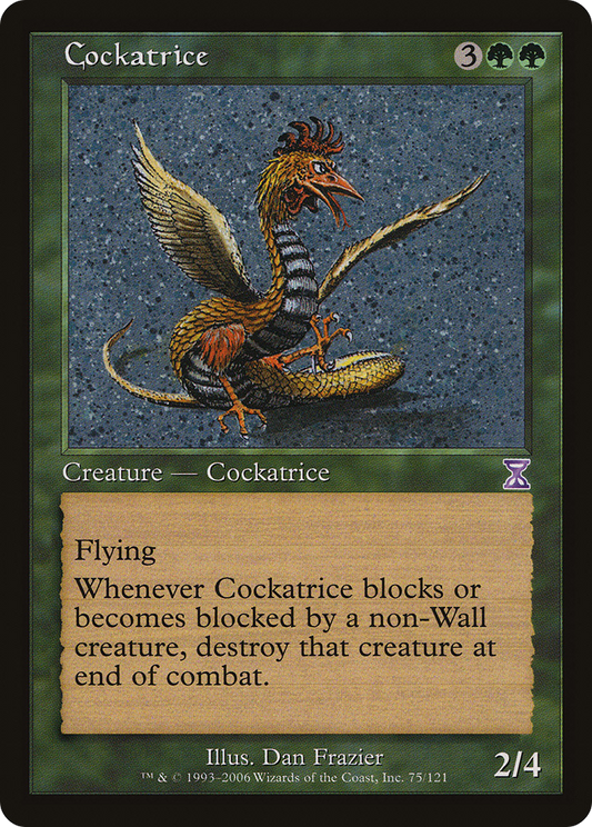 Cockatrice [Time Spiral Timeshifted] Foil