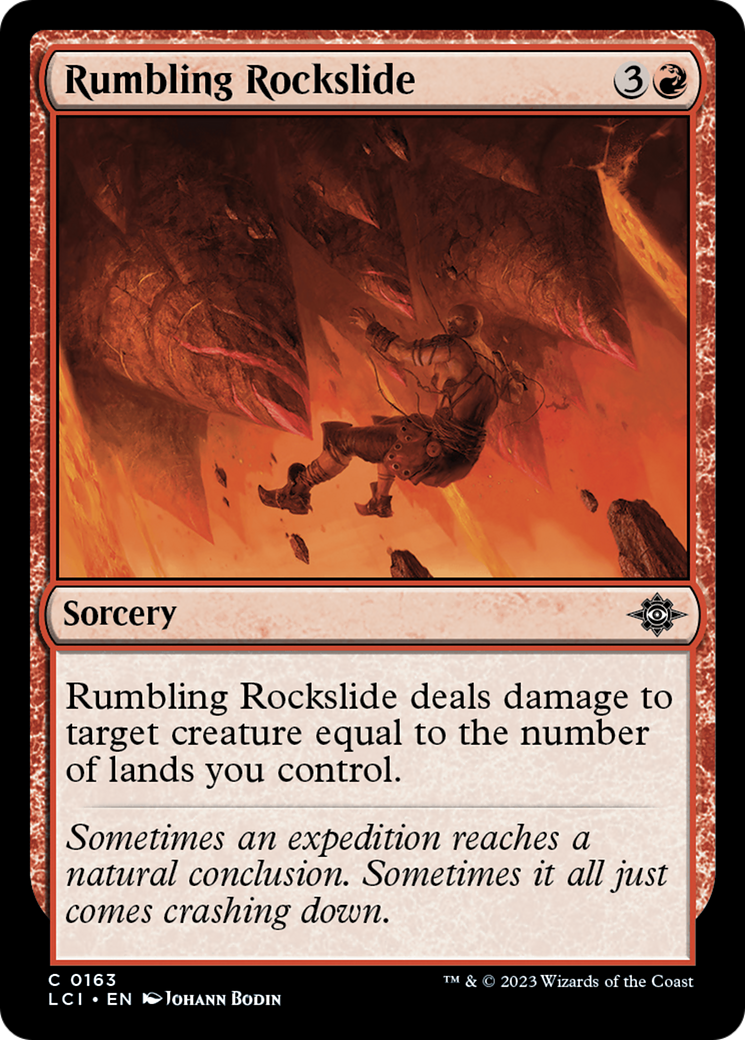Rumbling Rockslide [The Lost Caverns of Ixalan] Foil