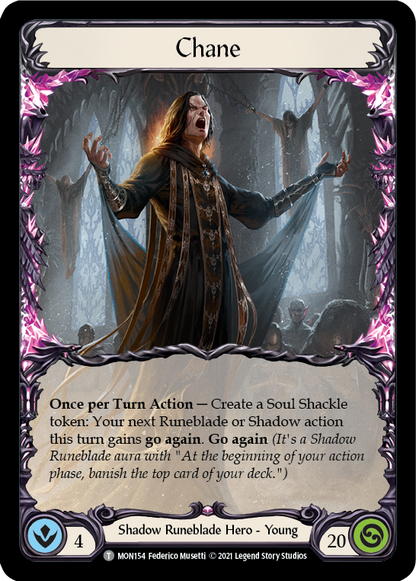 Chane // Chane, Bound by Shadow (MON154) 1st Edition  - Monarch