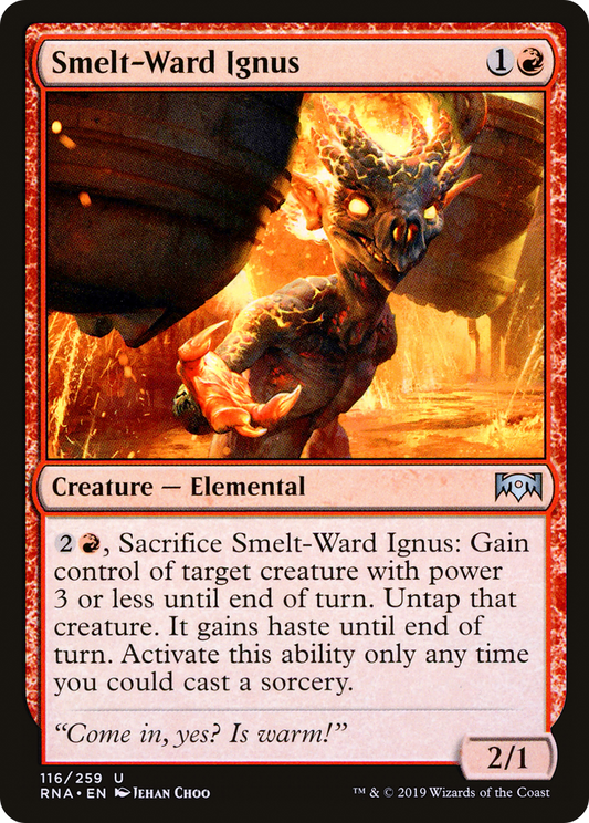 Smelt-Ward Ignus [Ravnica Allegiance] Foil