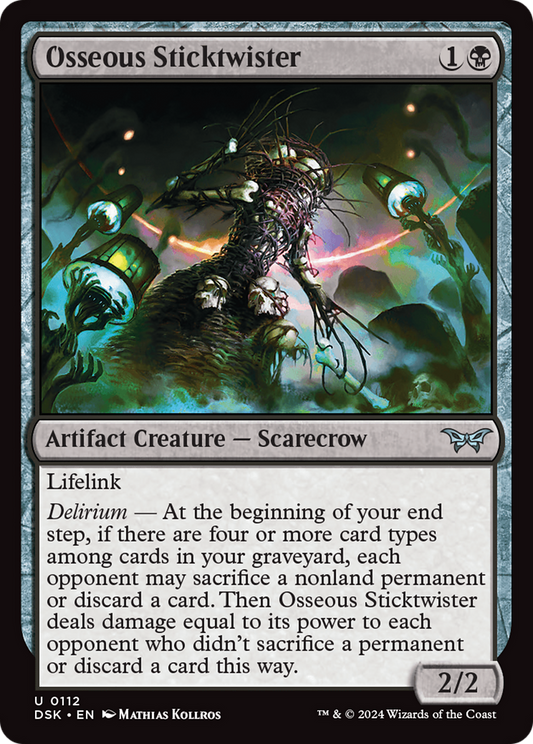 Osseous Sticktwister [Duskmourn: House of Horror] Foil