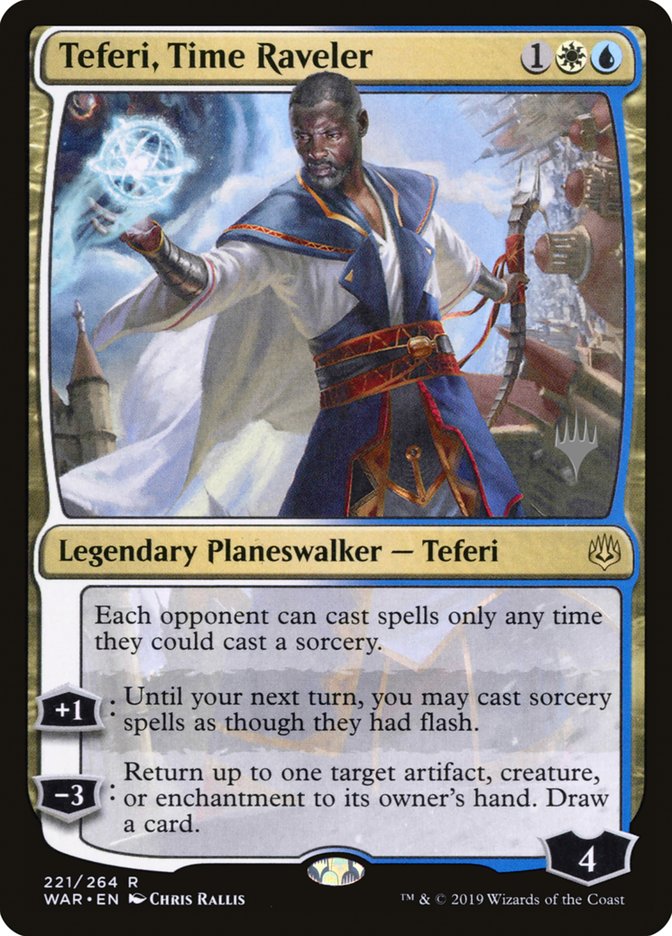 Teferi, Time Raveler (Promo Pack) [War of the Spark Promos] | Silver Goblin