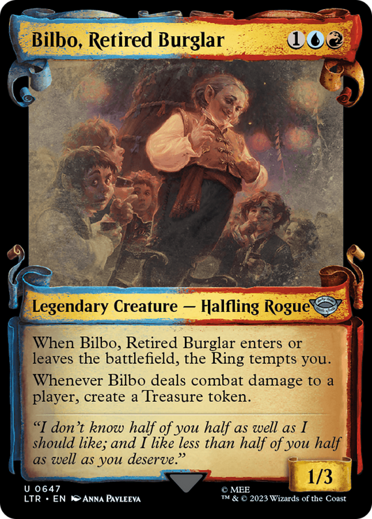 Bilbo, Retired Burglar [The Lord of the Rings: Tales of Middle-Earth Showcase Scrolls] Foil